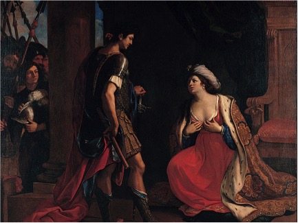 'Cleopatra & Octavian' by Guercino �